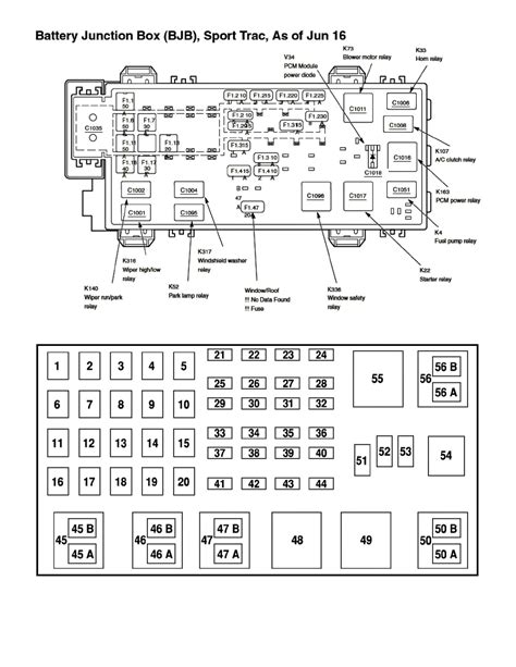 2002 sport trac power distribution box wiring diagram|POWER DISTRIBUTION – Ford Explorer Sport Trac 2002 – .